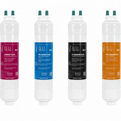 Комплект картриджей для пурифайеров «Ecotronic с UF мембраной (12 дюймов)»